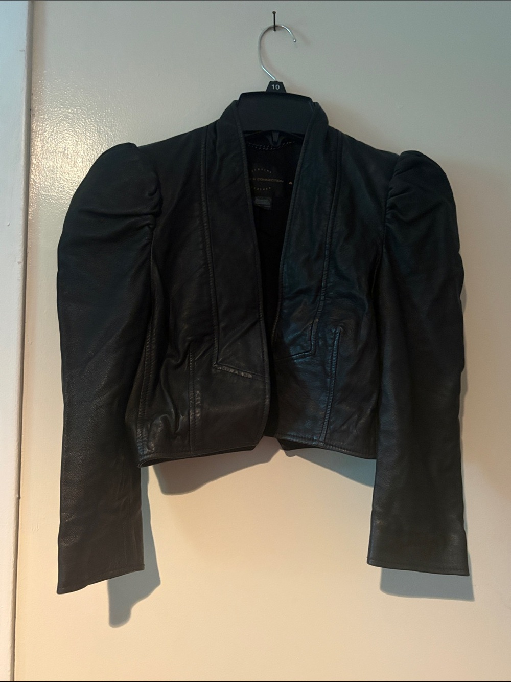 Vtg French Connection Leather Jacket- Sz. 4